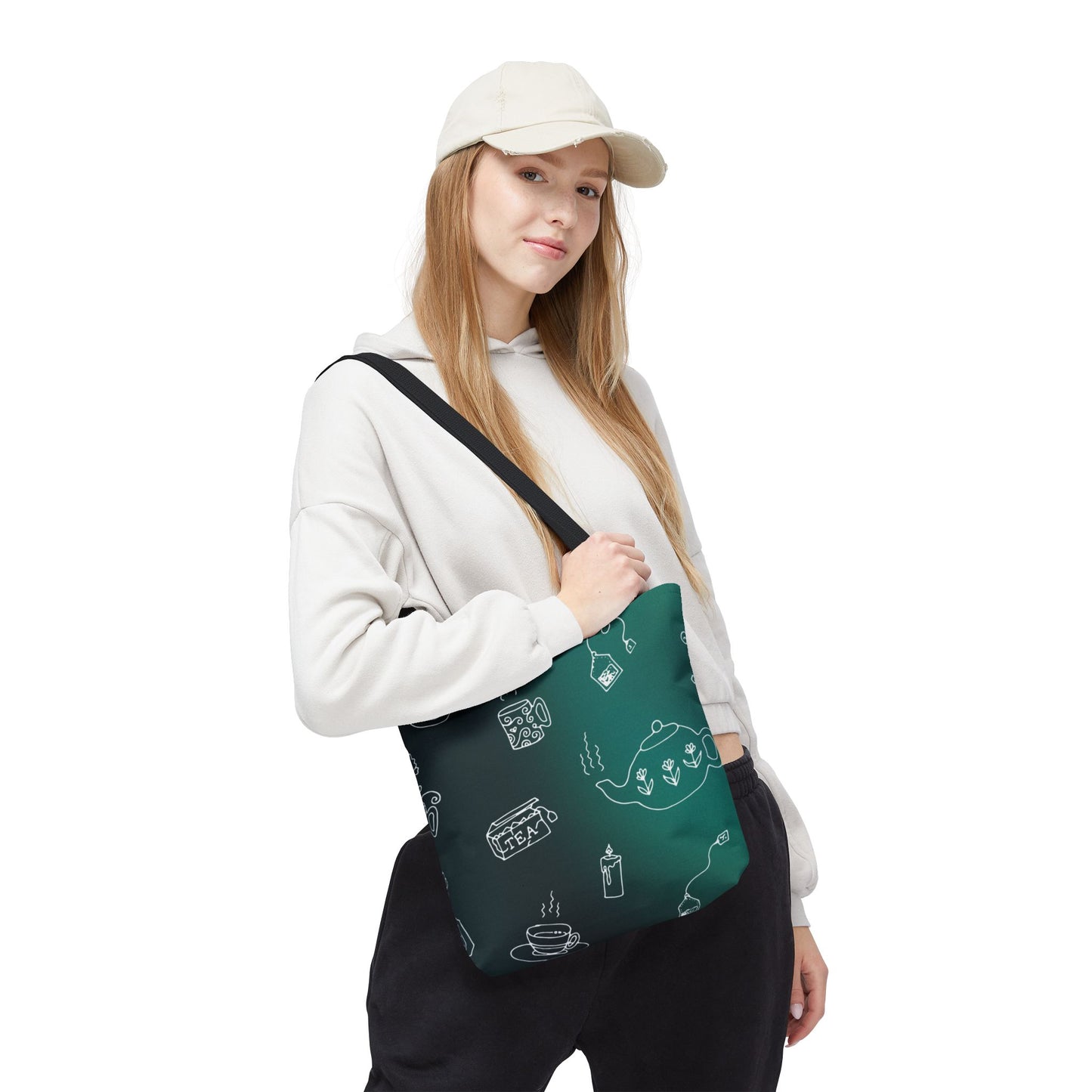 Chic Tea Lover's Tote Bag