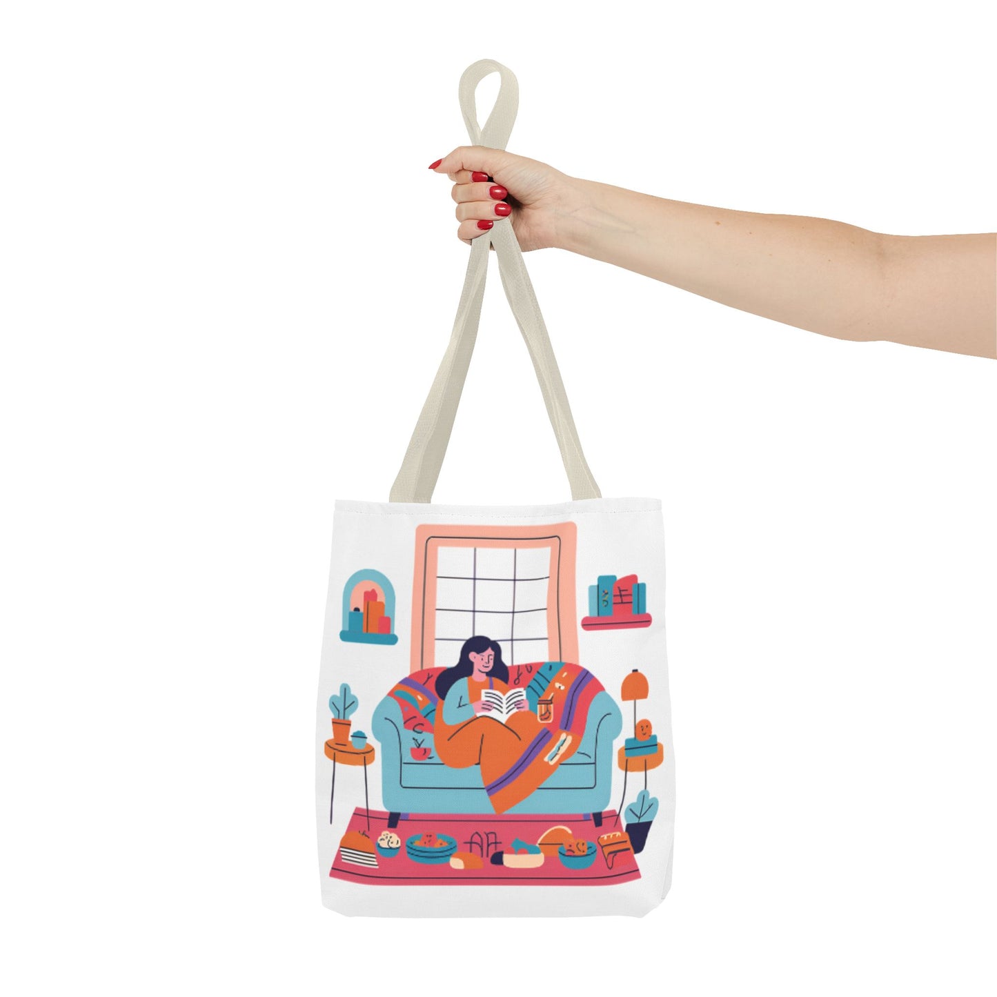Cozy Reading Tote Bag