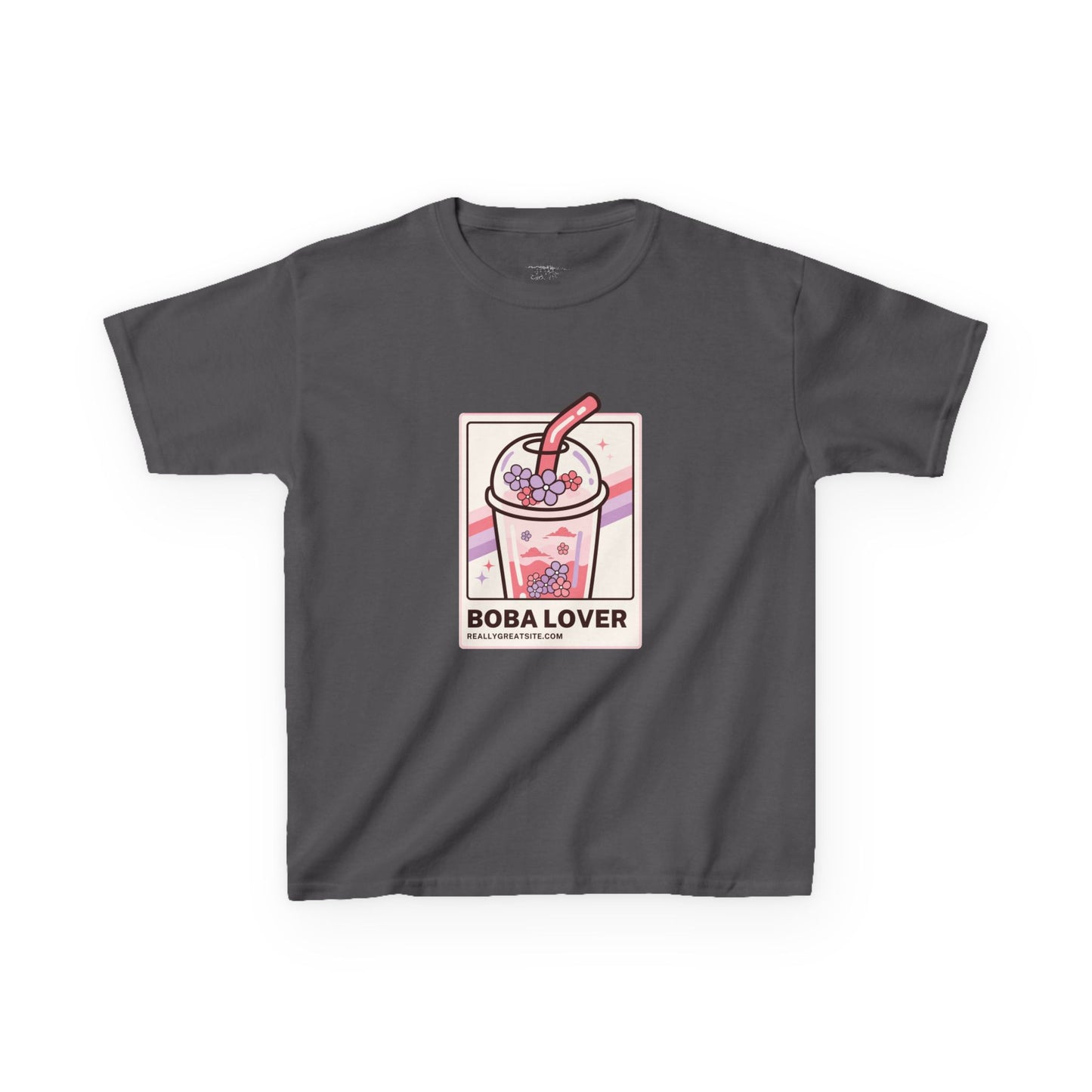 Boba Lover Kids Tee - Fun Cotton Shirt for Beverage Enthusiasts