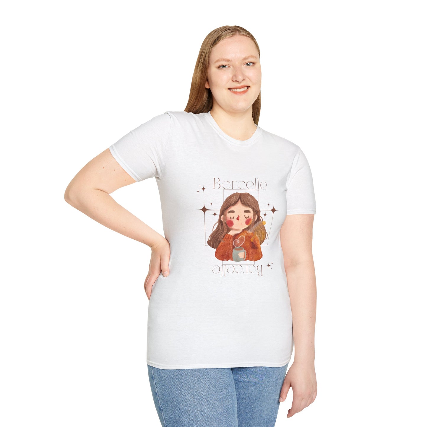 Cute Illustrated Unisex T-Shirt - 'Barceló' Design