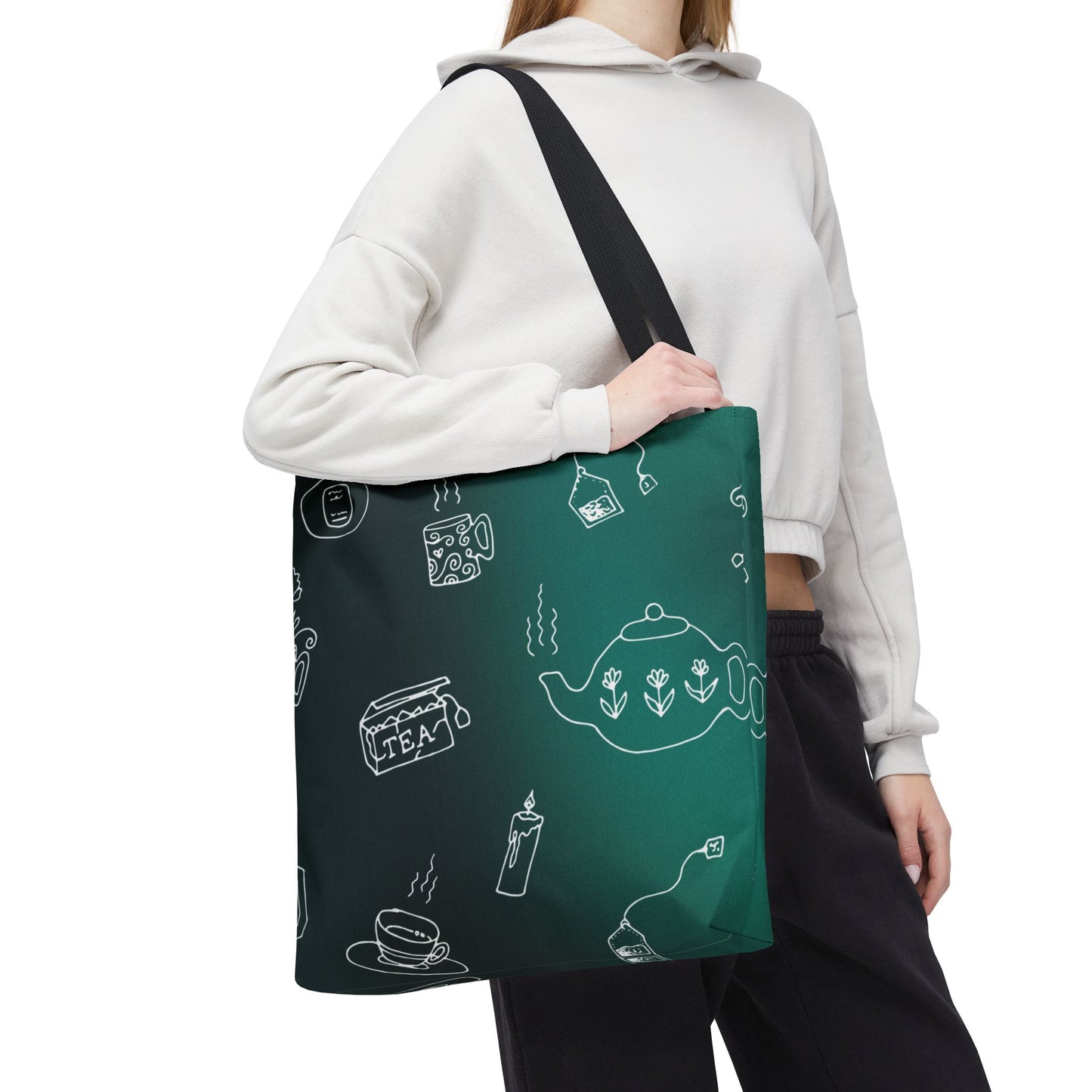 Chic Tea Lover's Tote Bag