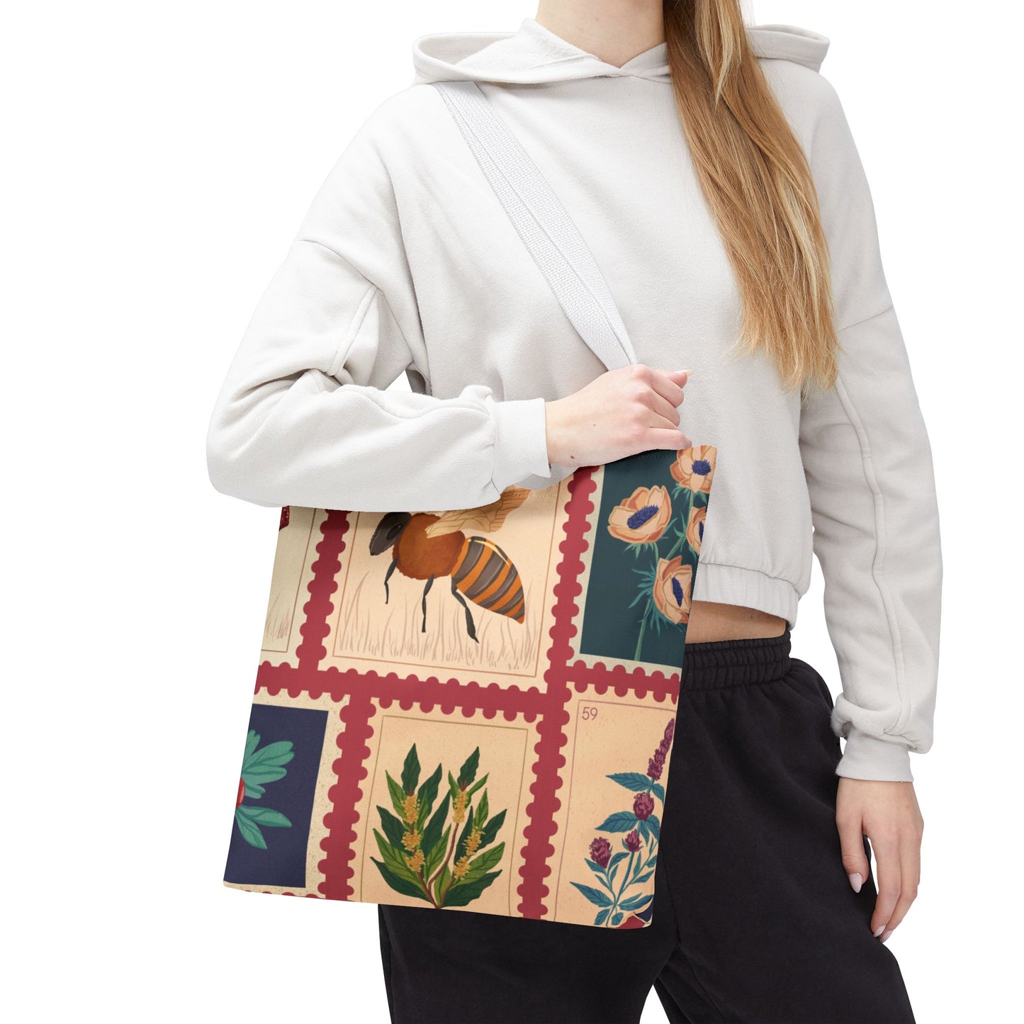 Vintage Botanical Tote Bag