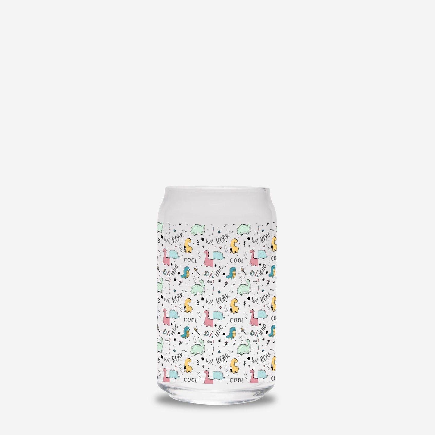 Little Dino Glass Mug 16oz