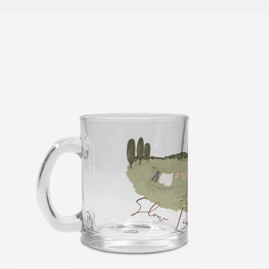 Slow Living Mug Glass