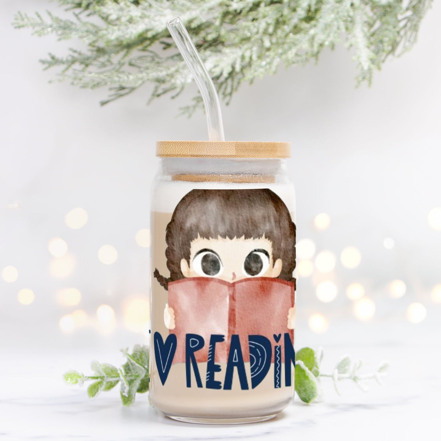 Love of ReadingGlass Can 16oz